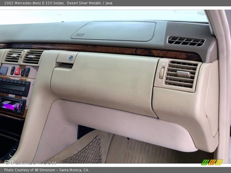 Desert Silver Metallic / Java 2002 Mercedes-Benz E 320 Sedan