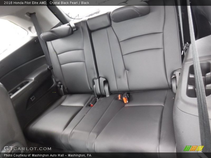 Crystal Black Pearl / Black 2018 Honda Pilot Elite AWD