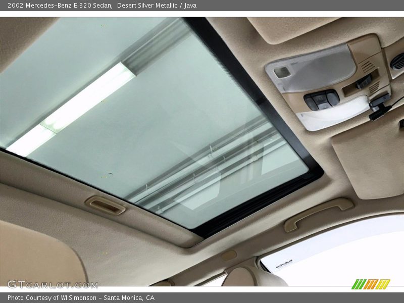Desert Silver Metallic / Java 2002 Mercedes-Benz E 320 Sedan