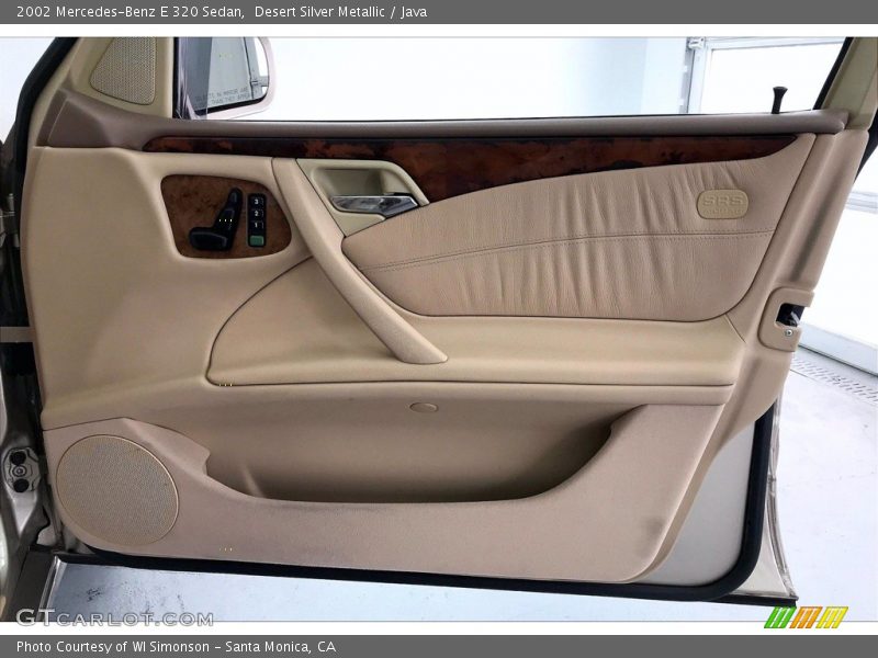 Desert Silver Metallic / Java 2002 Mercedes-Benz E 320 Sedan