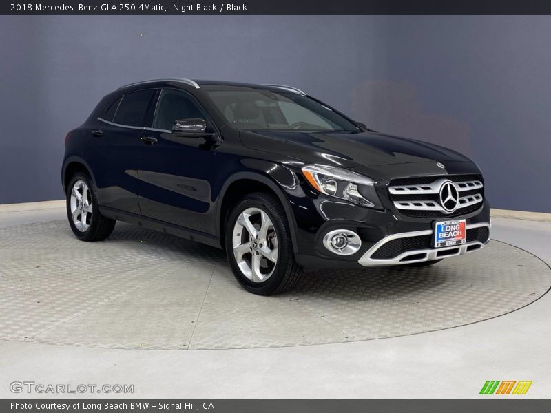 Night Black / Black 2018 Mercedes-Benz GLA 250 4Matic