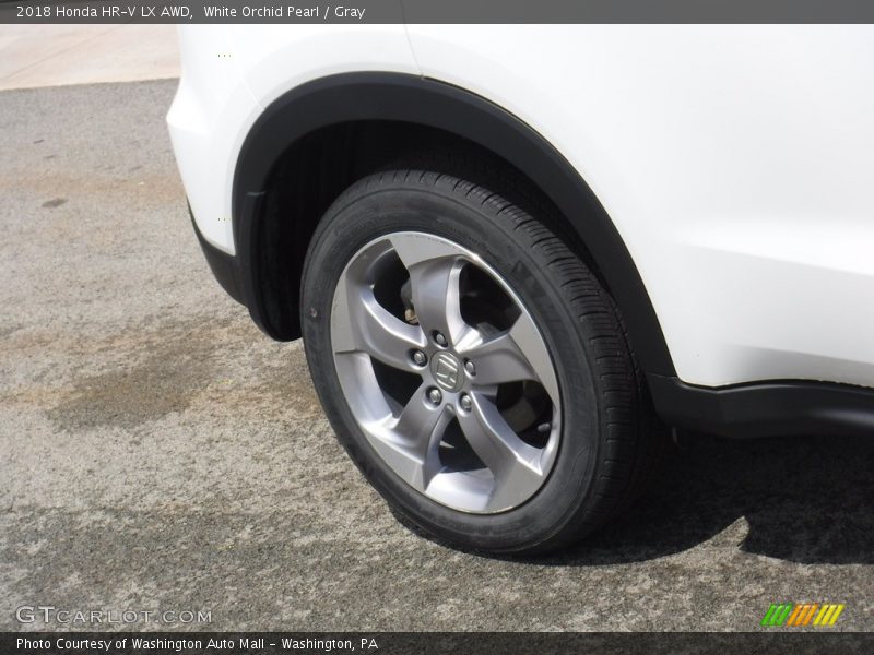 White Orchid Pearl / Gray 2018 Honda HR-V LX AWD