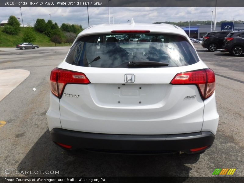 White Orchid Pearl / Gray 2018 Honda HR-V LX AWD