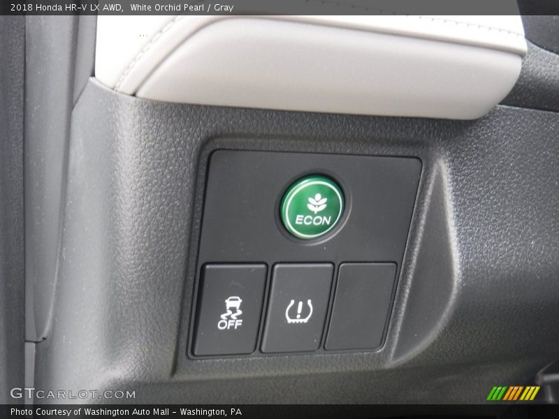 White Orchid Pearl / Gray 2018 Honda HR-V LX AWD