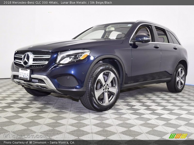 Lunar Blue Metallic / Silk Beige/Black 2018 Mercedes-Benz GLC 300 4Matic