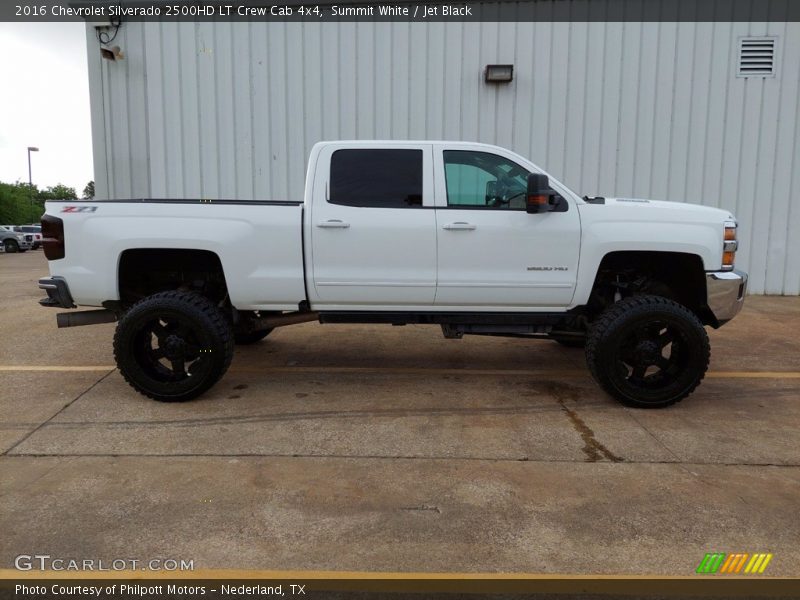 Summit White / Jet Black 2016 Chevrolet Silverado 2500HD LT Crew Cab 4x4