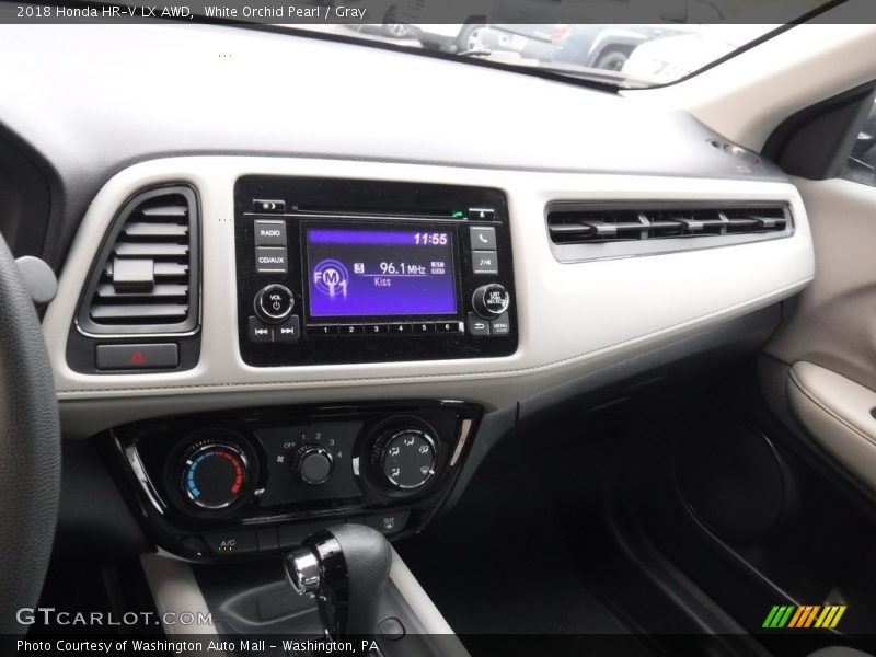 White Orchid Pearl / Gray 2018 Honda HR-V LX AWD