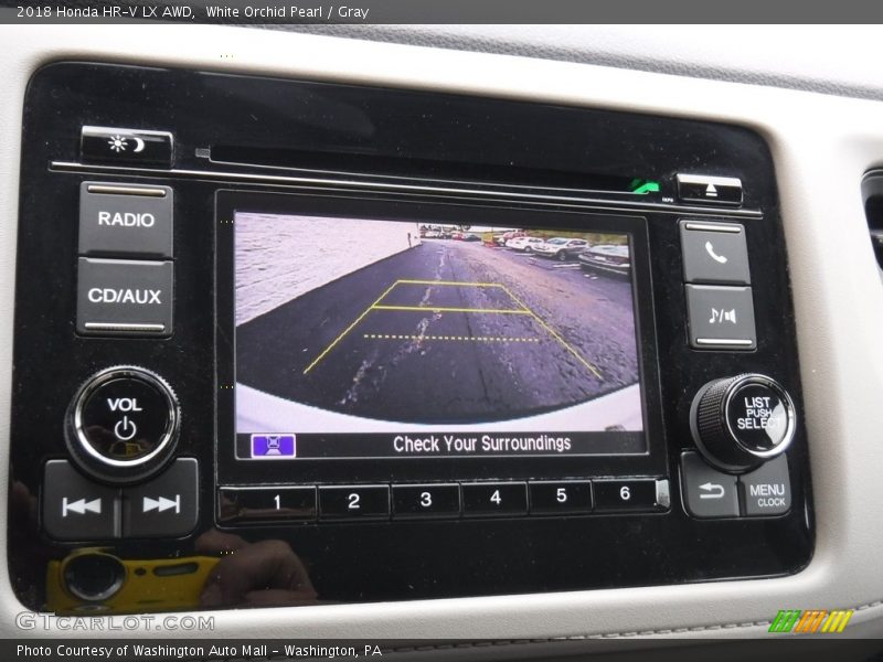 White Orchid Pearl / Gray 2018 Honda HR-V LX AWD