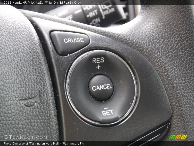 White Orchid Pearl / Gray 2018 Honda HR-V LX AWD