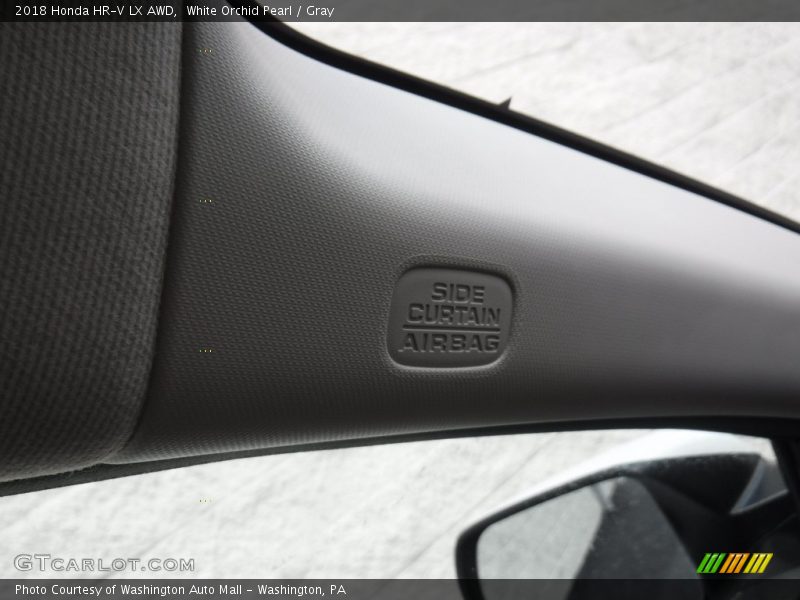 White Orchid Pearl / Gray 2018 Honda HR-V LX AWD