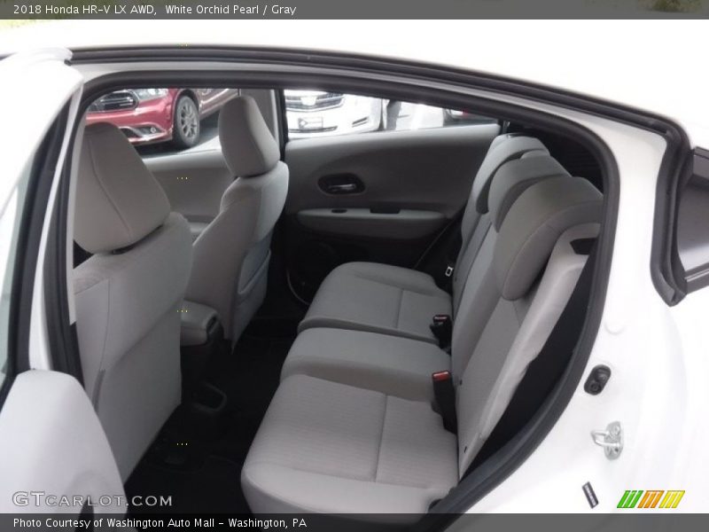 White Orchid Pearl / Gray 2018 Honda HR-V LX AWD