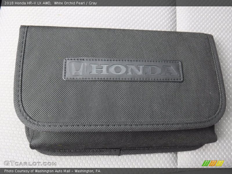 White Orchid Pearl / Gray 2018 Honda HR-V LX AWD