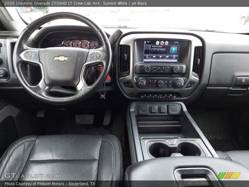 Dashboard of 2016 Silverado 2500HD LT Crew Cab 4x4