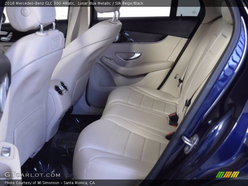 Lunar Blue Metallic / Silk Beige/Black 2018 Mercedes-Benz GLC 300 4Matic