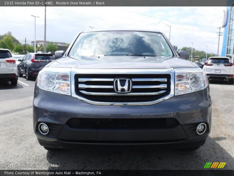 Modern Steel Metallic / Black 2015 Honda Pilot EX-L 4WD