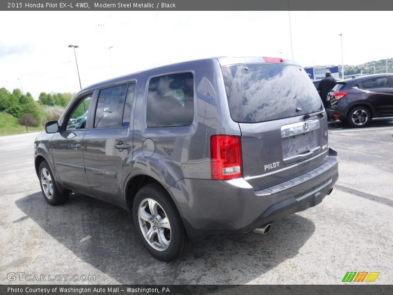 Modern Steel Metallic / Black 2015 Honda Pilot EX-L 4WD