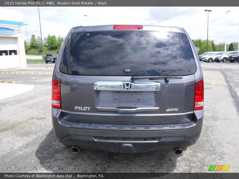 Modern Steel Metallic / Black 2015 Honda Pilot EX-L 4WD