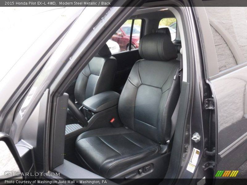 Modern Steel Metallic / Black 2015 Honda Pilot EX-L 4WD