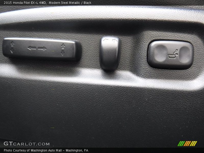 Modern Steel Metallic / Black 2015 Honda Pilot EX-L 4WD