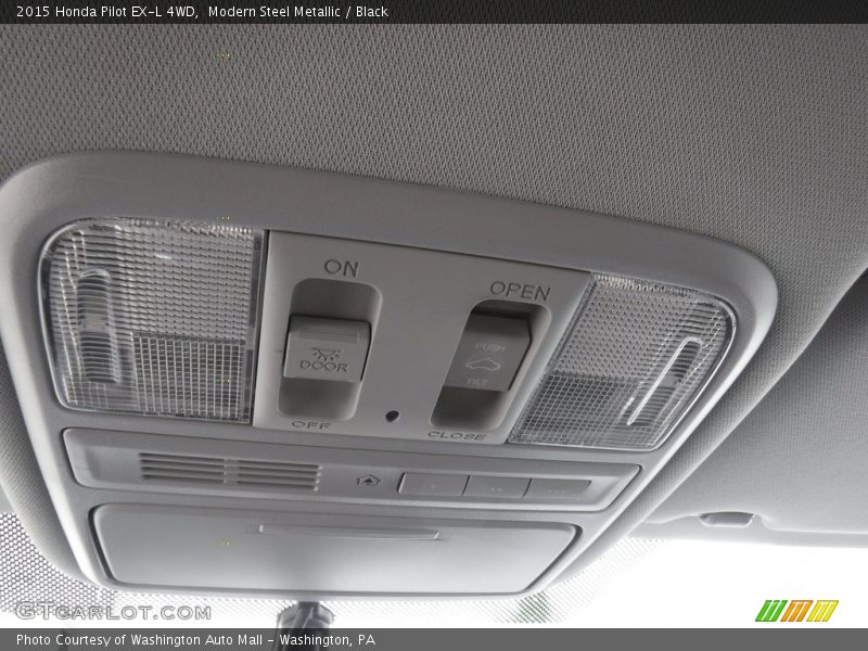 Modern Steel Metallic / Black 2015 Honda Pilot EX-L 4WD