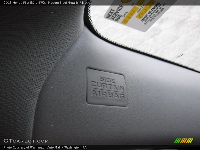 Modern Steel Metallic / Black 2015 Honda Pilot EX-L 4WD