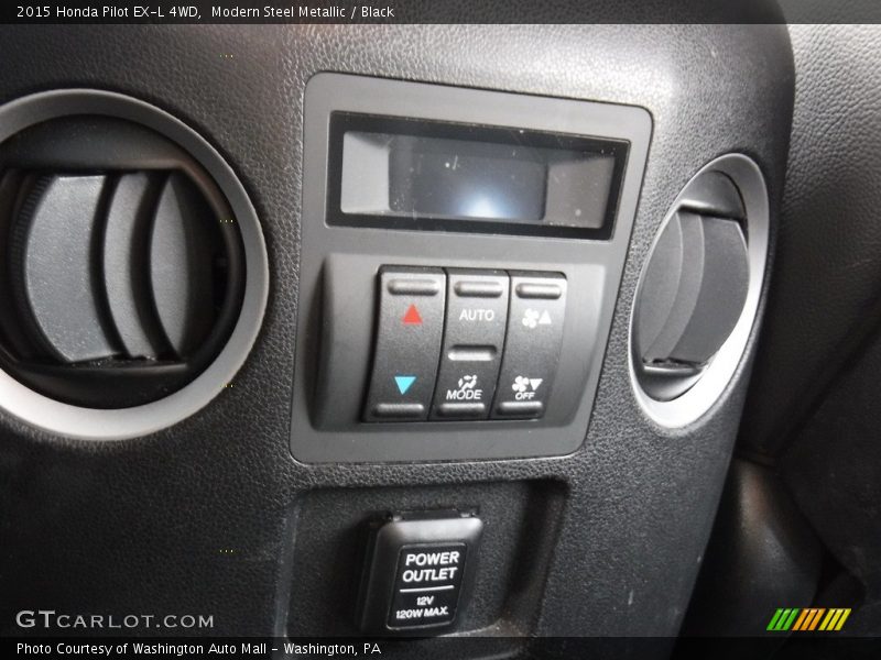 Modern Steel Metallic / Black 2015 Honda Pilot EX-L 4WD