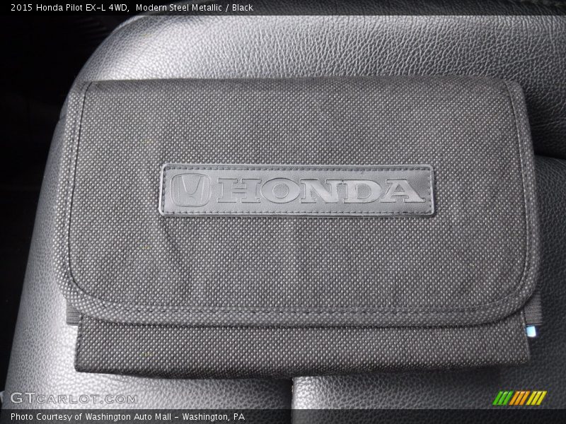 Modern Steel Metallic / Black 2015 Honda Pilot EX-L 4WD