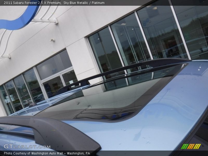Sky Blue Metallic / Platinum 2011 Subaru Forester 2.5 X Premium