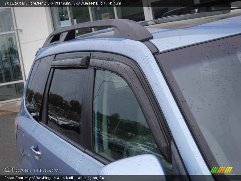 Sky Blue Metallic / Platinum 2011 Subaru Forester 2.5 X Premium