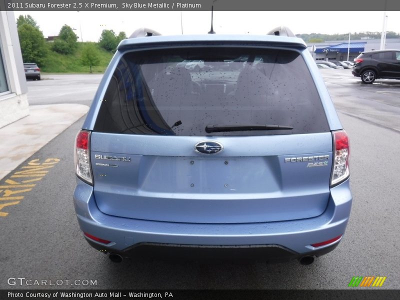 Sky Blue Metallic / Platinum 2011 Subaru Forester 2.5 X Premium