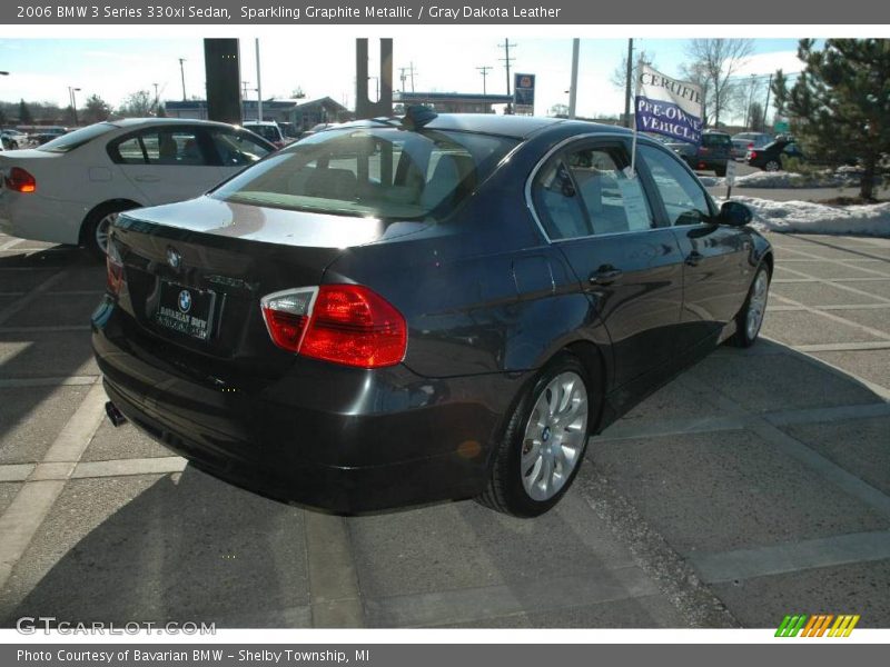 Sparkling Graphite Metallic / Gray Dakota Leather 2006 BMW 3 Series 330xi Sedan