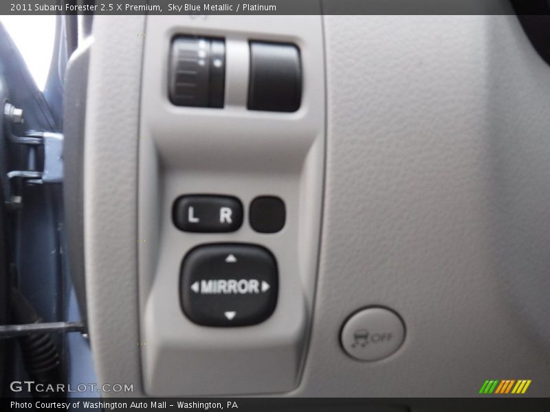Sky Blue Metallic / Platinum 2011 Subaru Forester 2.5 X Premium