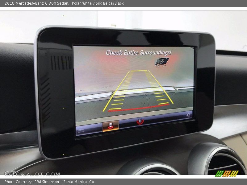 Polar White / Silk Beige/Black 2018 Mercedes-Benz C 300 Sedan