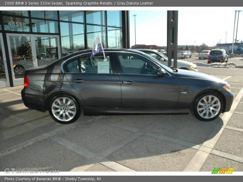 Sparkling Graphite Metallic / Gray Dakota Leather 2006 BMW 3 Series 330xi Sedan