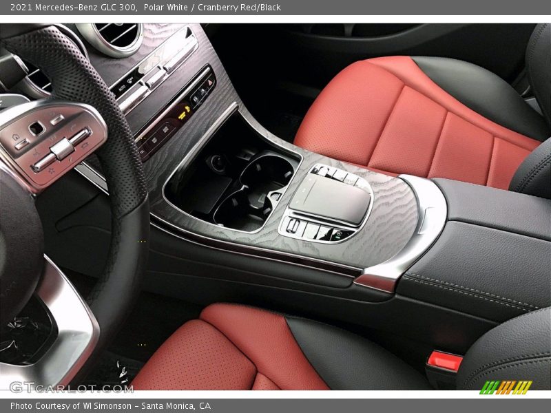 Polar White / Cranberry Red/Black 2021 Mercedes-Benz GLC 300
