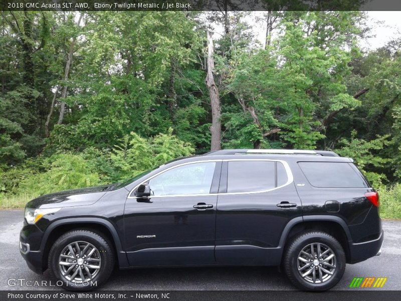 Ebony Twilight Metallic / Jet Black 2018 GMC Acadia SLT AWD