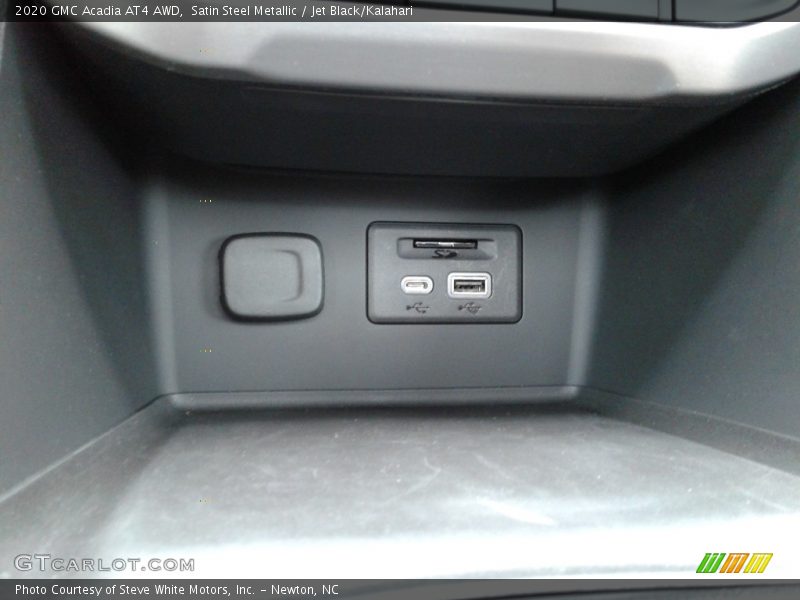 Satin Steel Metallic / Jet Black/Kalahari 2020 GMC Acadia AT4 AWD