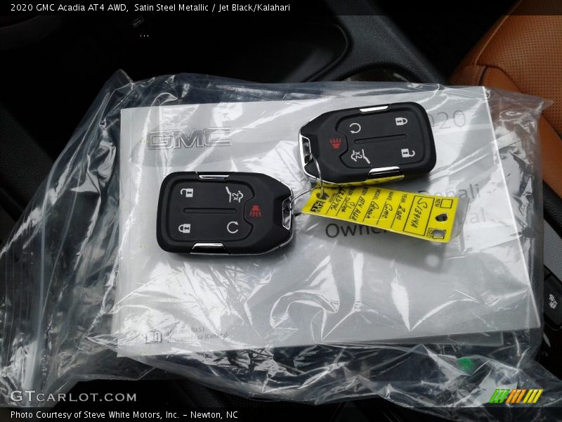Satin Steel Metallic / Jet Black/Kalahari 2020 GMC Acadia AT4 AWD