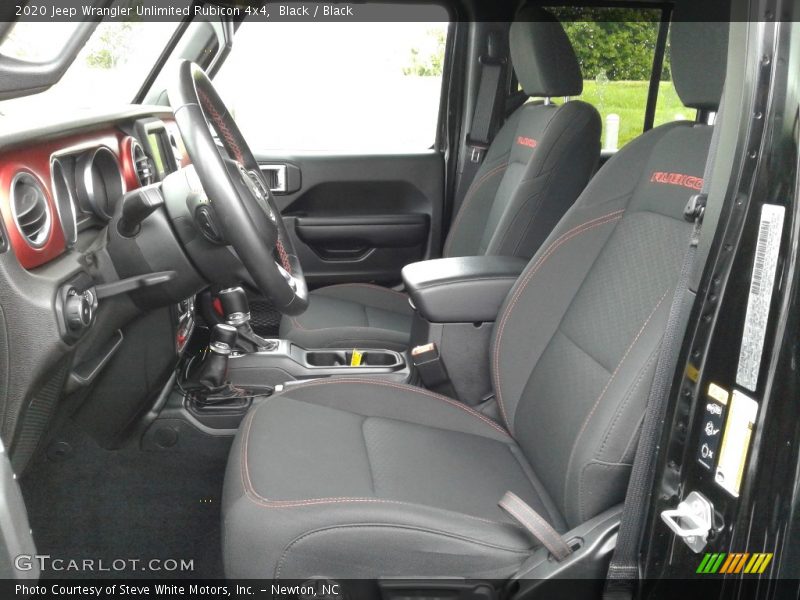 Front Seat of 2020 Wrangler Unlimited Rubicon 4x4