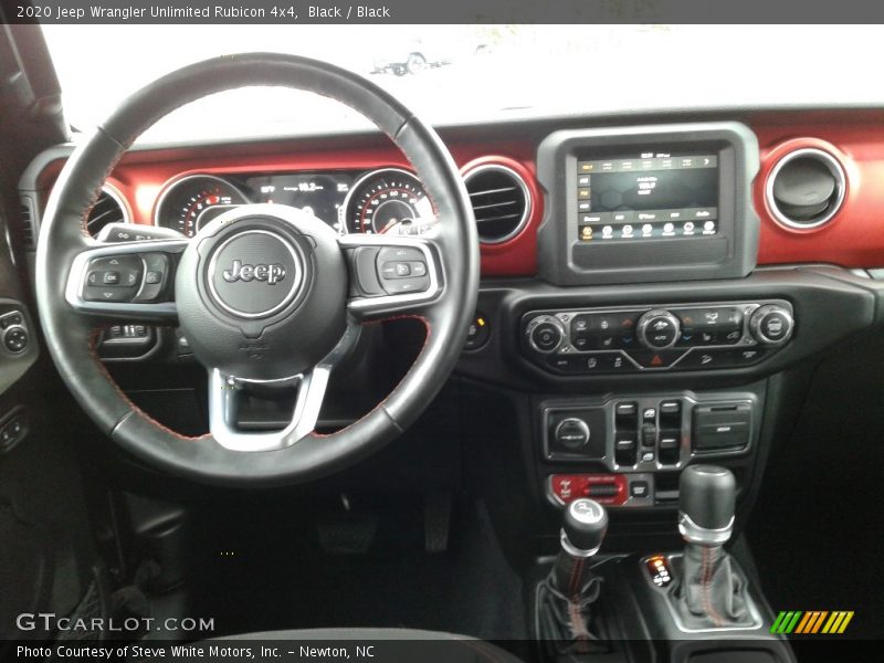 Dashboard of 2020 Wrangler Unlimited Rubicon 4x4