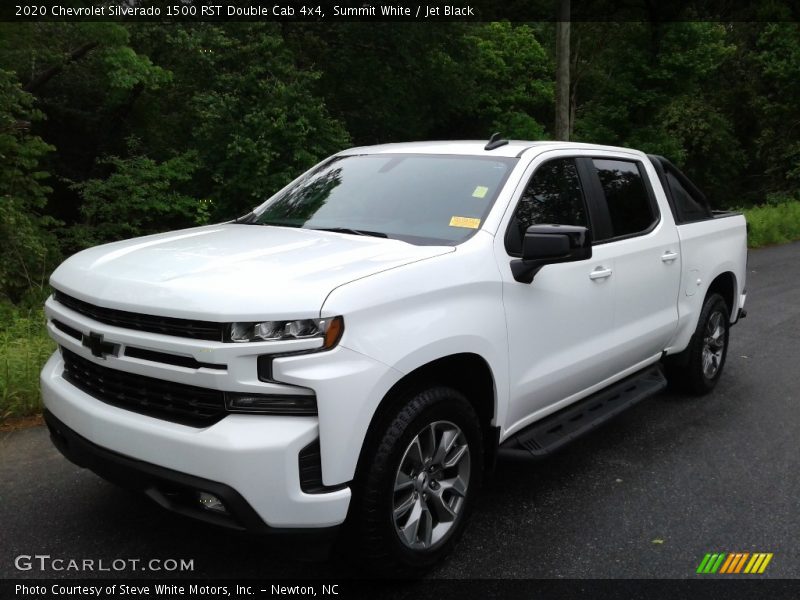 Summit White / Jet Black 2020 Chevrolet Silverado 1500 RST Double Cab 4x4