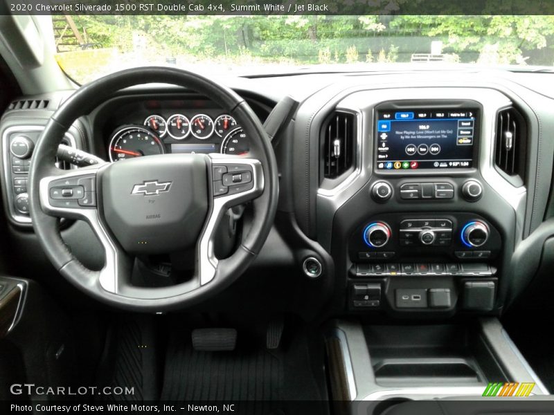 Summit White / Jet Black 2020 Chevrolet Silverado 1500 RST Double Cab 4x4