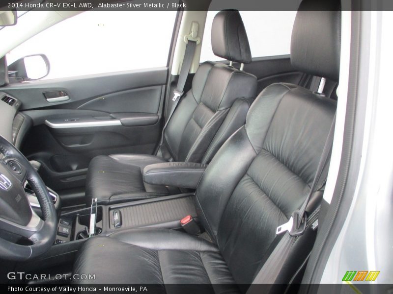 Alabaster Silver Metallic / Black 2014 Honda CR-V EX-L AWD
