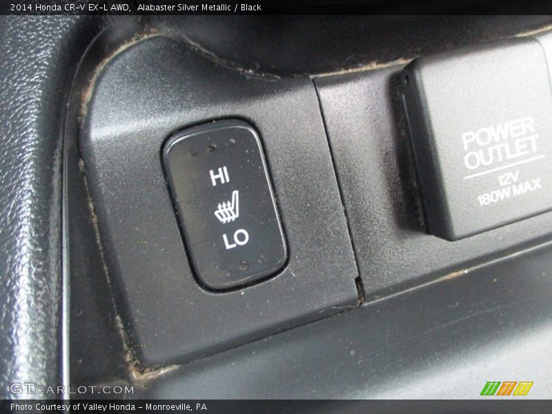 Alabaster Silver Metallic / Black 2014 Honda CR-V EX-L AWD