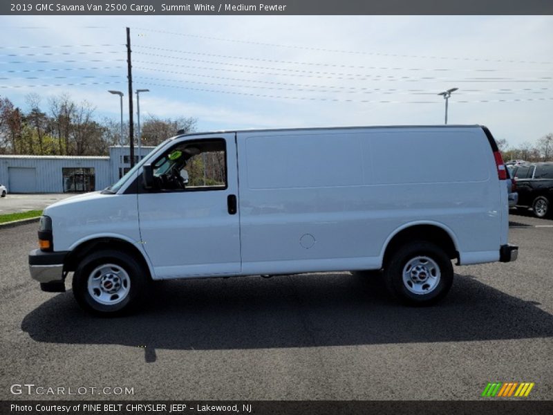 Summit White / Medium Pewter 2019 GMC Savana Van 2500 Cargo