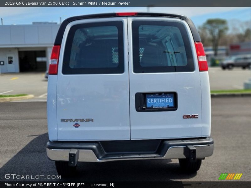 Summit White / Medium Pewter 2019 GMC Savana Van 2500 Cargo
