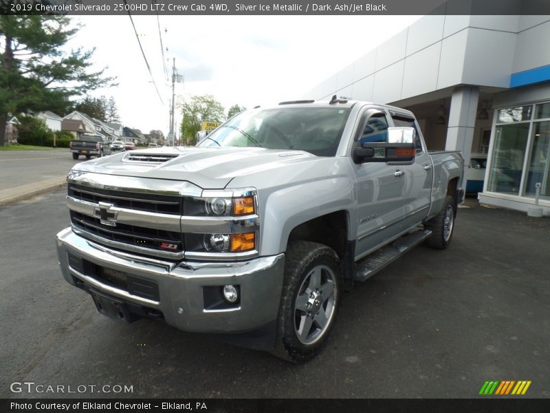 Silver Ice Metallic / Dark Ash/Jet Black 2019 Chevrolet Silverado 2500HD LTZ Crew Cab 4WD