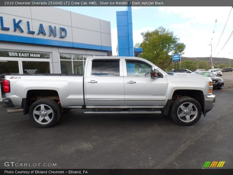 Silver Ice Metallic / Dark Ash/Jet Black 2019 Chevrolet Silverado 2500HD LTZ Crew Cab 4WD