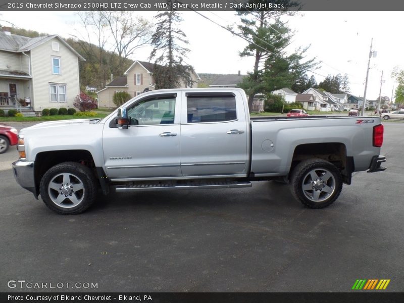 Silver Ice Metallic / Dark Ash/Jet Black 2019 Chevrolet Silverado 2500HD LTZ Crew Cab 4WD
