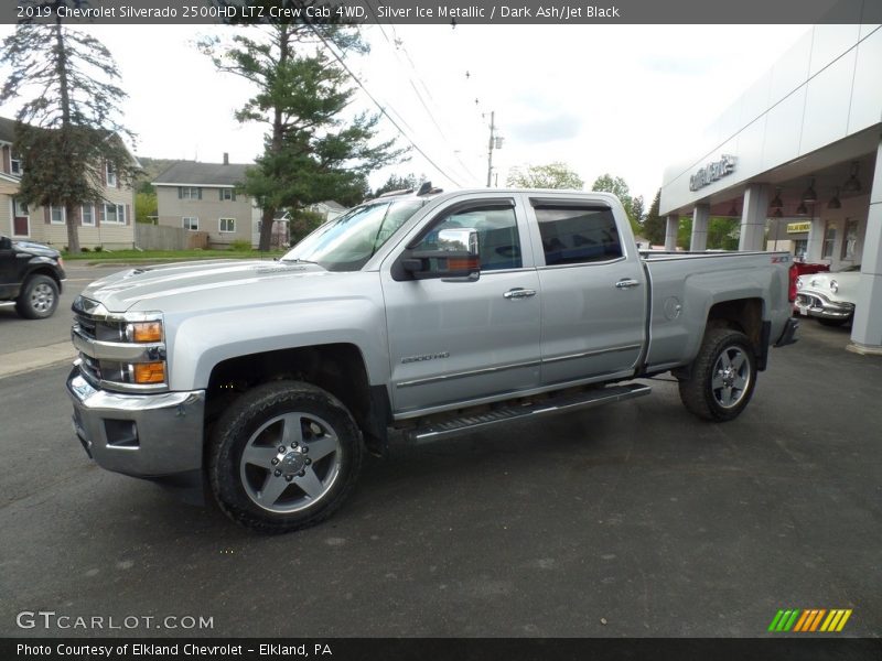 Silver Ice Metallic / Dark Ash/Jet Black 2019 Chevrolet Silverado 2500HD LTZ Crew Cab 4WD